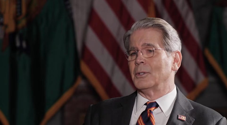 Bessent: The Balance Between Wall St and Main St