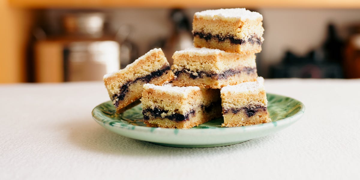 Dorie’s Hungarian Shortbread Bars - by Samin Nosrat