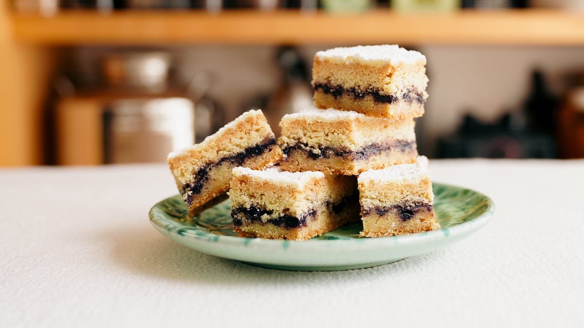 Dorie’s Hungarian Shortbread Bars - by Samin Nosrat