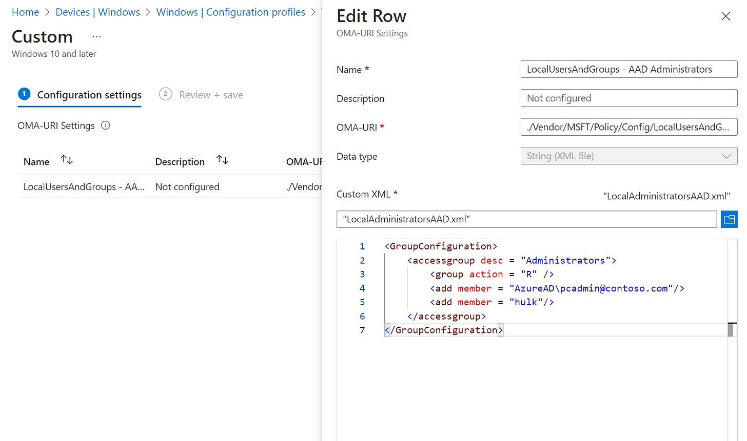 Windows LAPS - Create local administrator account via Microsoft Intune