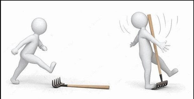 russian - Does the idiom "step on a rake" mean making the same mistake twice? - English Language & Usage Stack Exchange russian - Does the idiom "step on a rake" mean making the same mistake twice? - English Language & Usage Stack Exchange