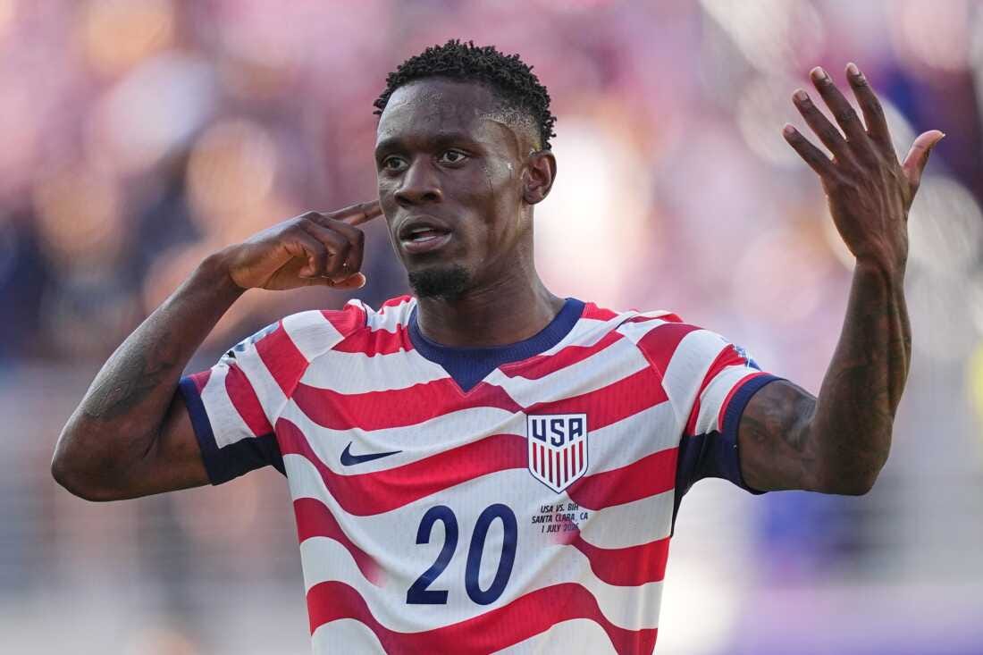 Folarin Balogun's ban is lifted by FIFA, allowing U.S. striker to play  Belgium : NPR