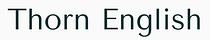 Thorn English