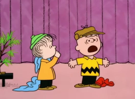 &ldquo;...isn't there anyone who knows what Christmas is all about?...&rdquo;