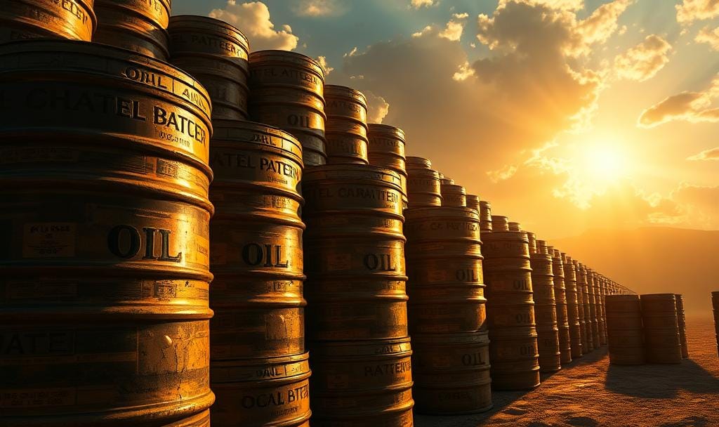 Oil Prices Chart Showing Dramatic Decline