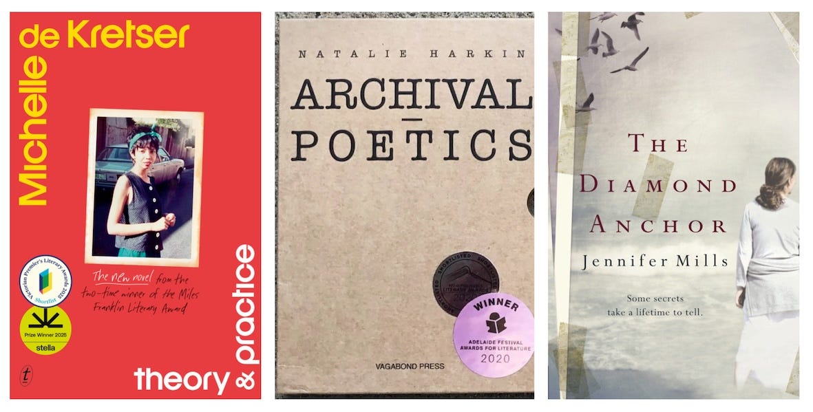 Collage of three book covers
