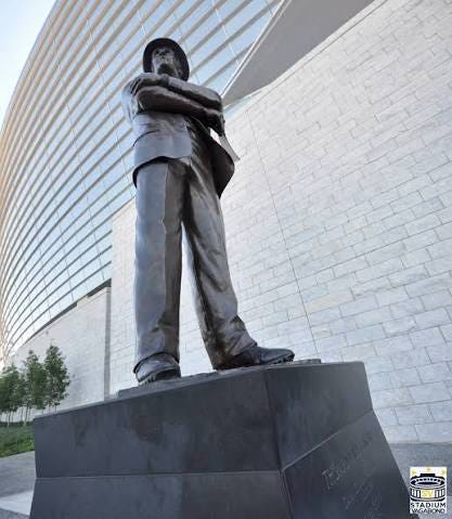 🏟️ Dallas Stadium (aka AT&T Stadium), Arlington, Texas, USA 📸 Photos from  2010 & 2024 🏠 Home of – Dallas Cowboys ⏱️ Opened: 2009 💺 Capacity: 80,000  (FWC configuration) ⚾ Located next