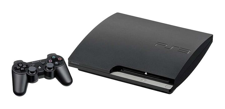PSOne, PS2, PS3 and PS4 Slim models