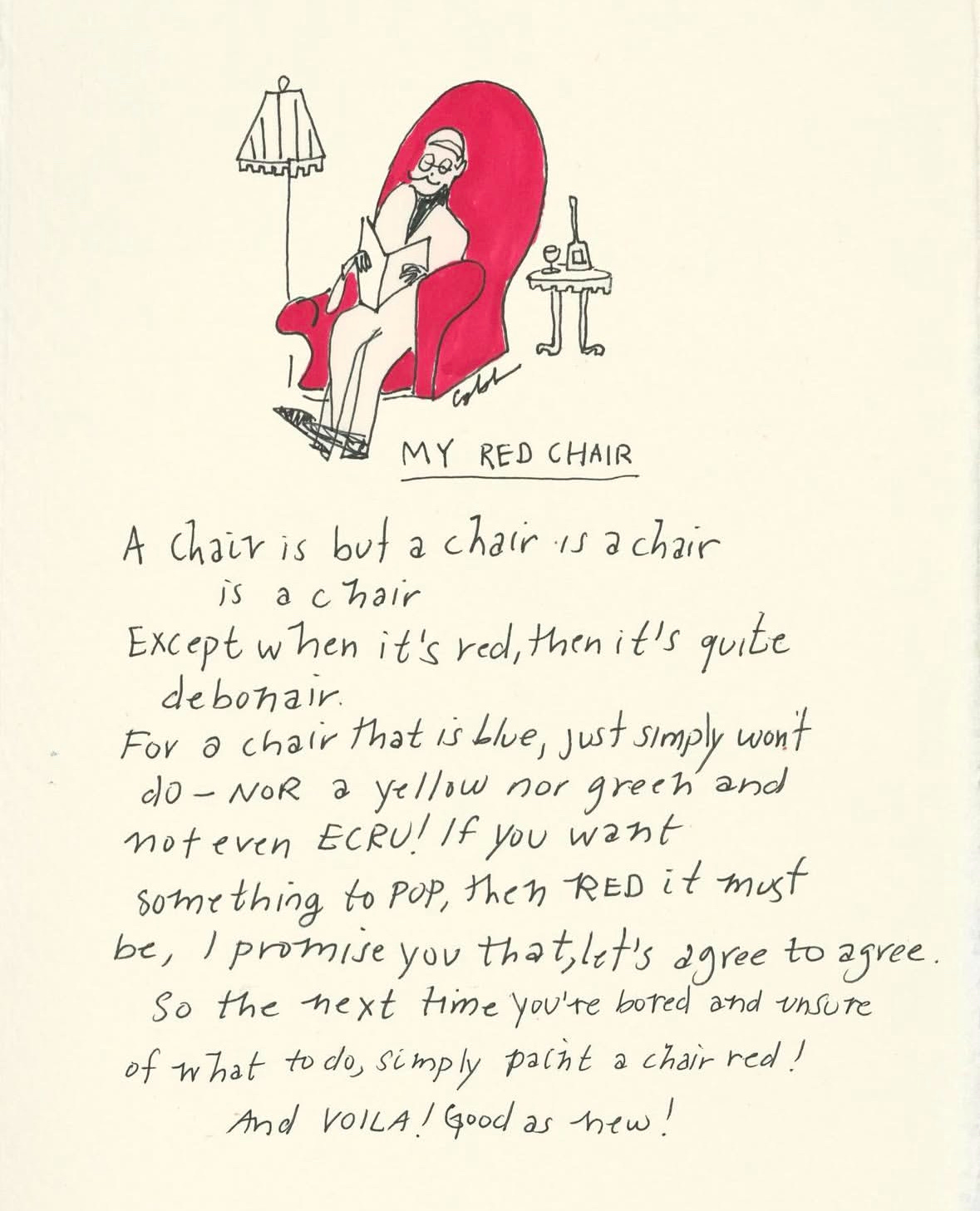 my red chair carlykuhn