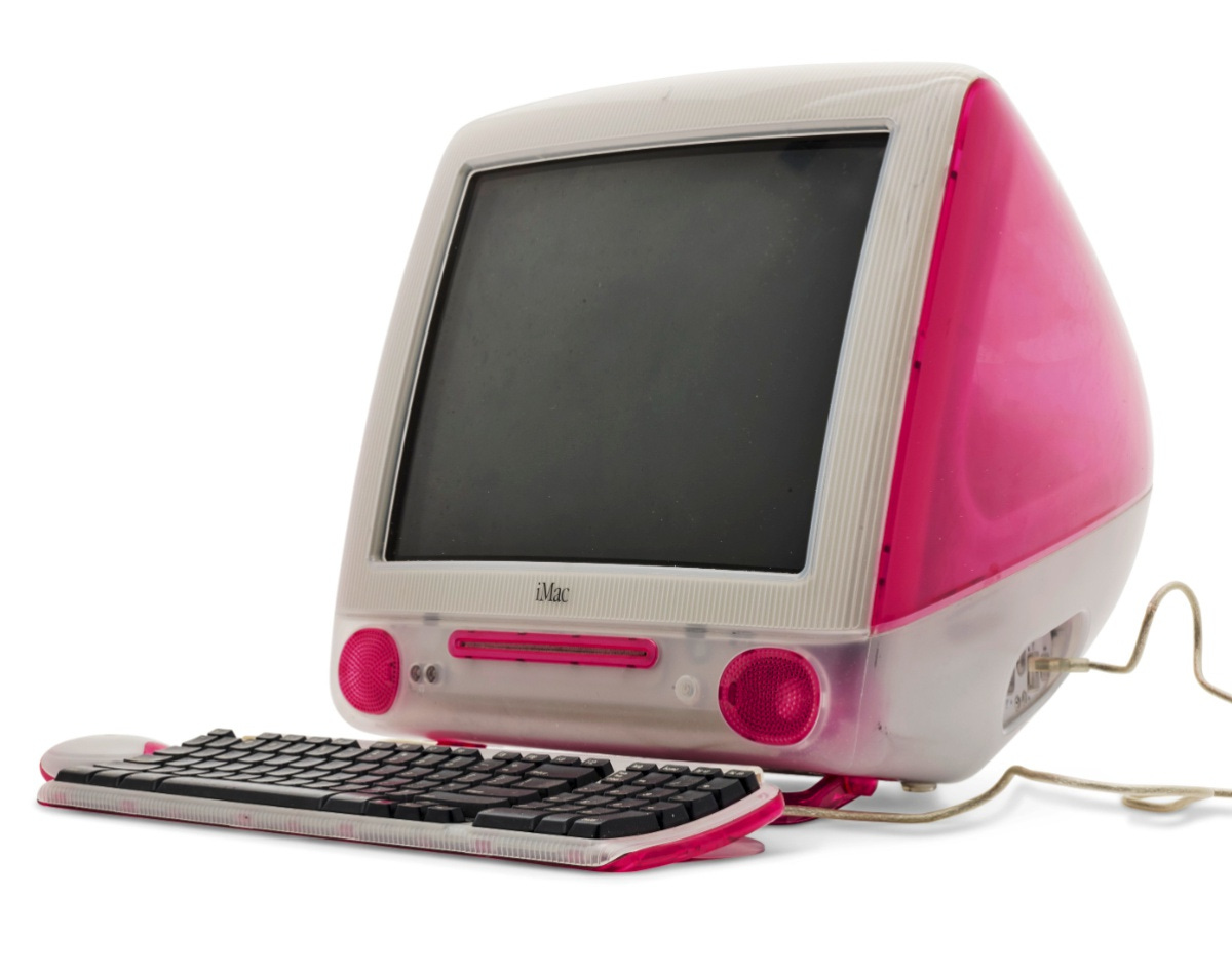 Prop Hire - Apple iMac G3 - Strawberry Red - - Practical / Working