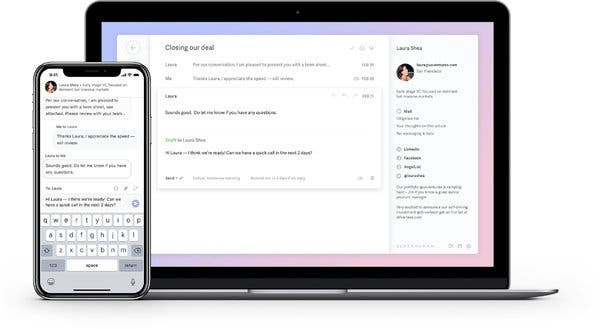  Superhuman is aimed at people who spend three or more hours a day on email.