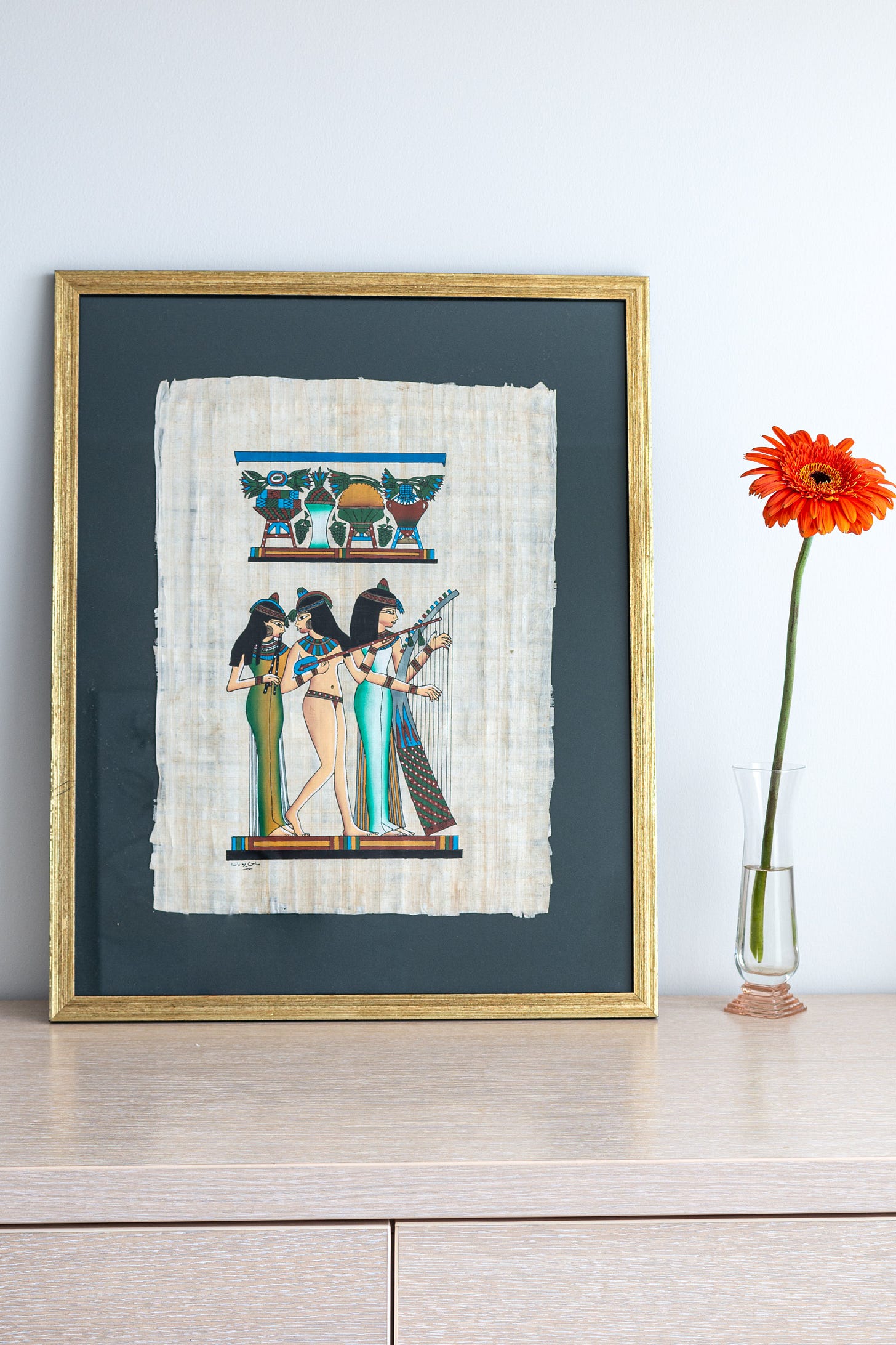 Free Gold and Blue Picture Frame on the Table Stock Photo Free Gold and Blue Picture Frame on the Table Stock Photo