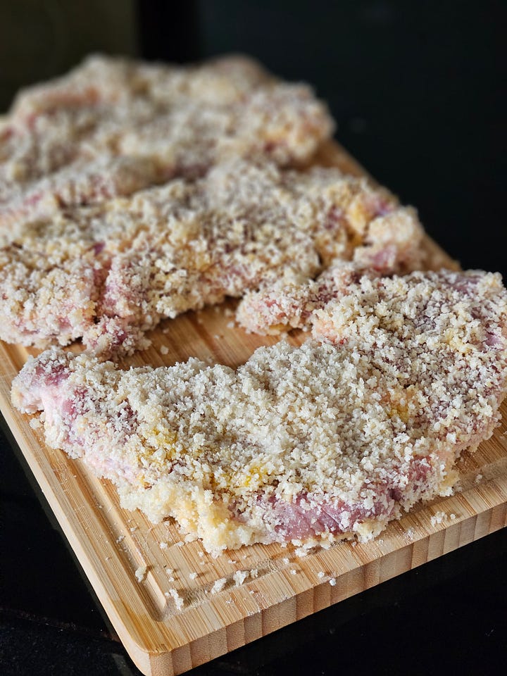 Quand le porc Tonkatsu rencontre la p'tite salade de chou parfaite ...