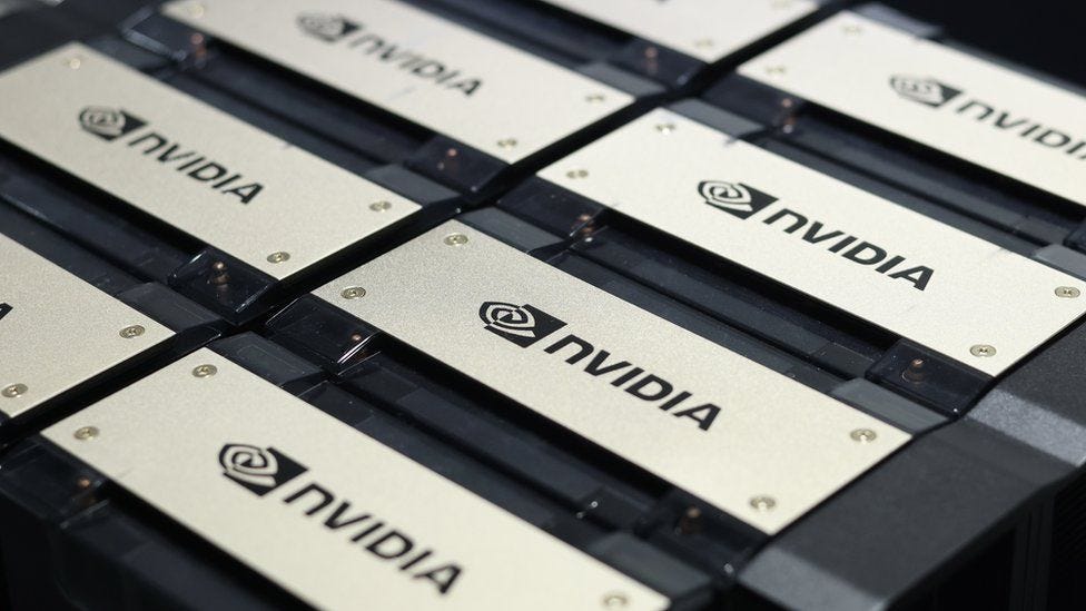 NVIDIA HGX AI Süper Bilgisayarı, 18 Ekim 2023'te Tayvan'ın Taipei kentinde düzenlenen Hon Hai Teknoloji Günü'nde (HHTD23) sergileniyor.