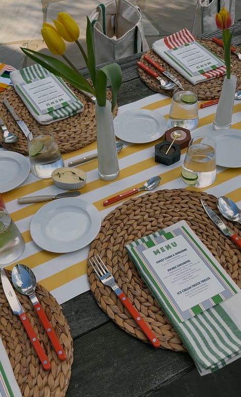 Our Table in April - by Our Table's Company