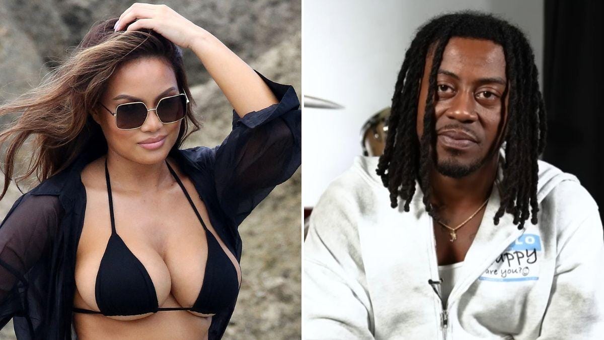 Split photos of Daphne Joy and Sly Diggler Split photos of Daphne Joy and Sly Diggler