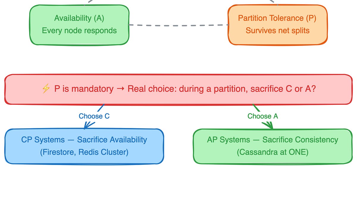 Cap Clusters The CAP Theorem in Practice — How Firestore, Cassandra, and Redis ...