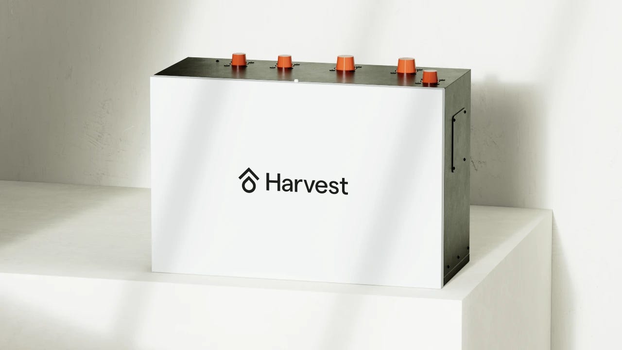 Harvest -- the home heating and hot water company that builds a smart  thermal battery solution -- has a new look.