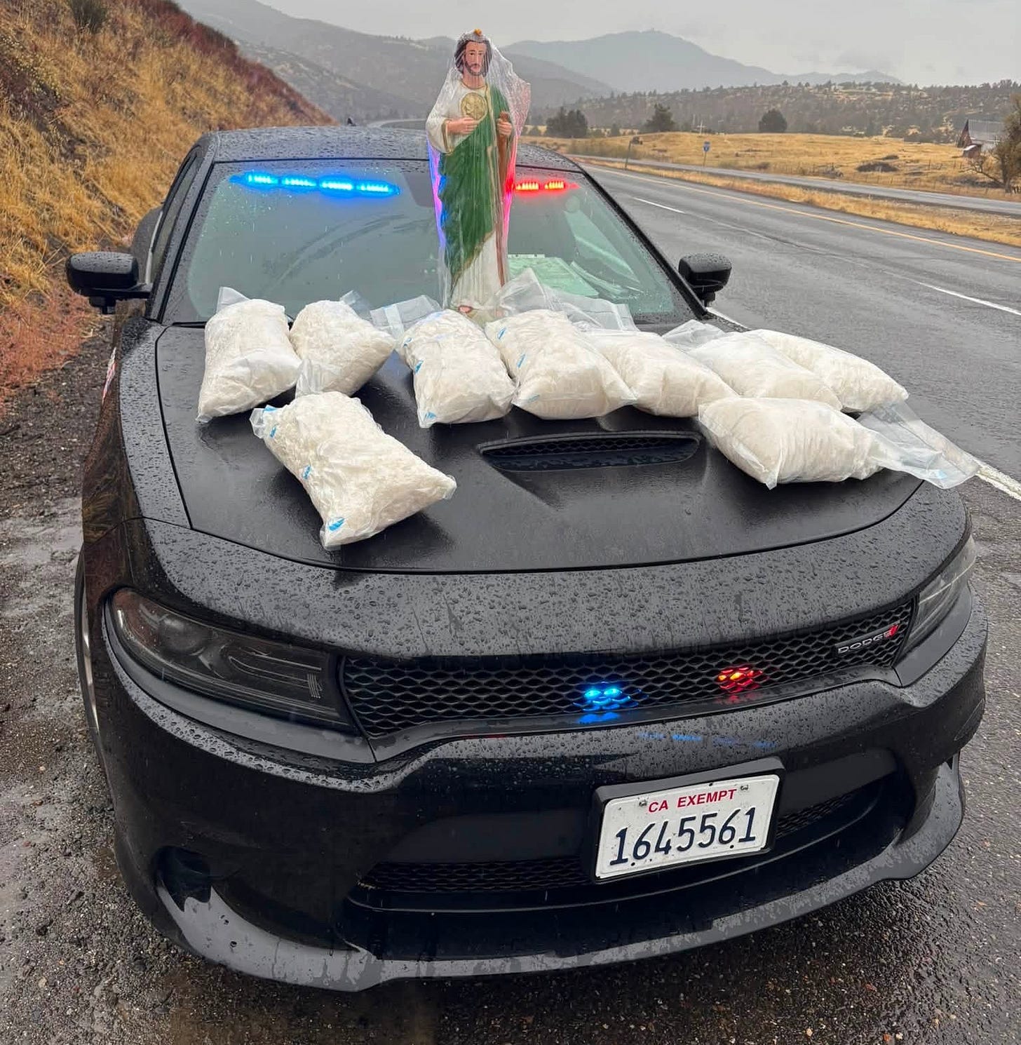 May be an image of car, road and text