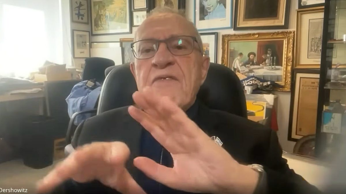 ALAN DERSHOWITZ IS NOT A DEMOCRAT ANYMORE, HAPPY NOW?