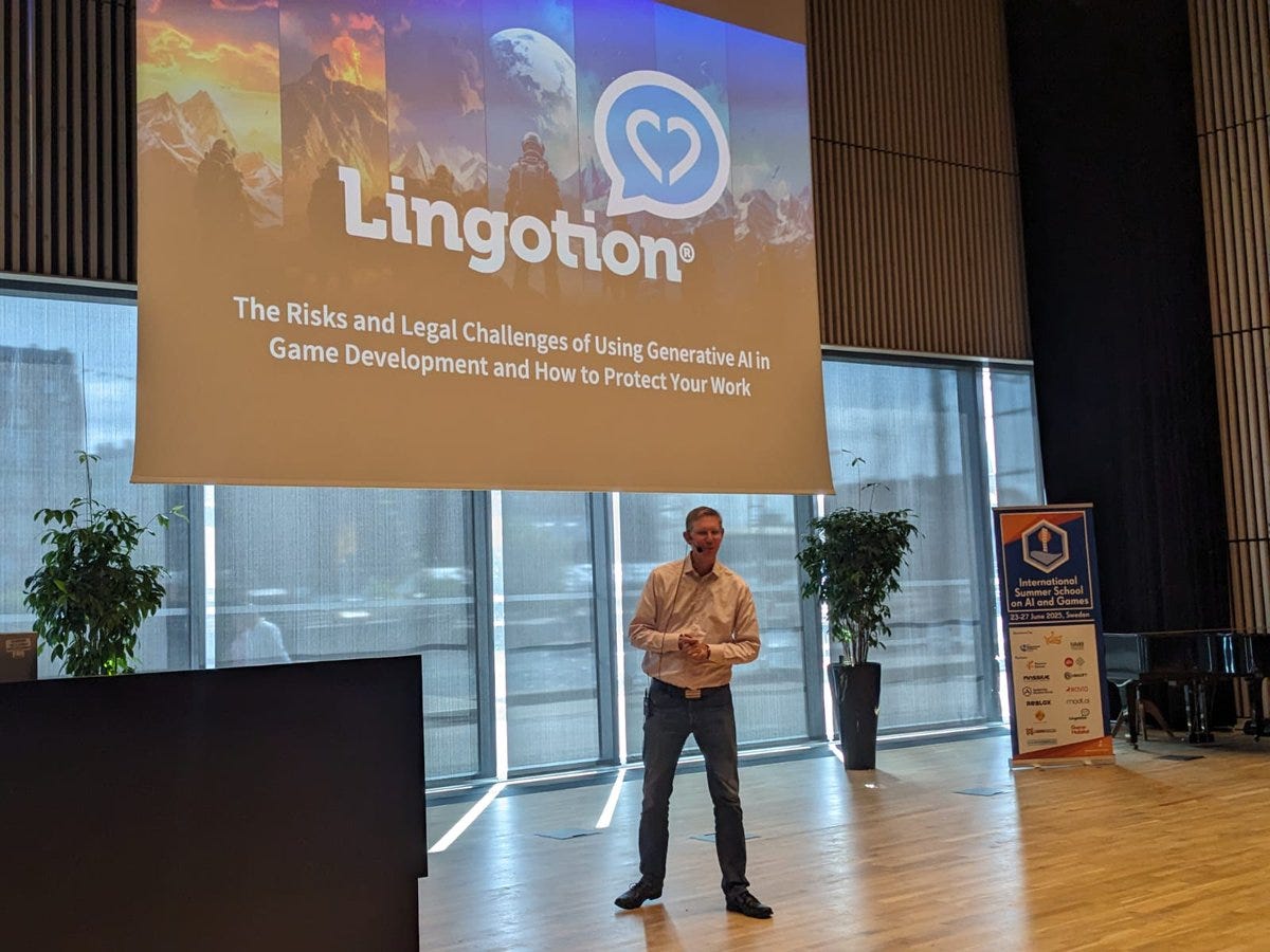 Rodman presenting at the AI and Games Summer School 2025 Rodman presenting at the AI and Games Summer School 2025