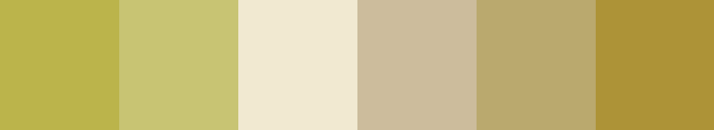 Color gradient swatch shifting from bright chartreuse green to warm ivory, sun-bleached sand, and deep solar gold, arranged according to the withdrawal of river water from heated skin in Sargent’s "Tommies Bathing.” Color gradient swatch shifting from bright chartreuse green to warm ivory, sun-bleached sand, and deep solar gold, arranged according to the withdrawal of river water from heated skin in Sargent’s "Tommies Bathing.”