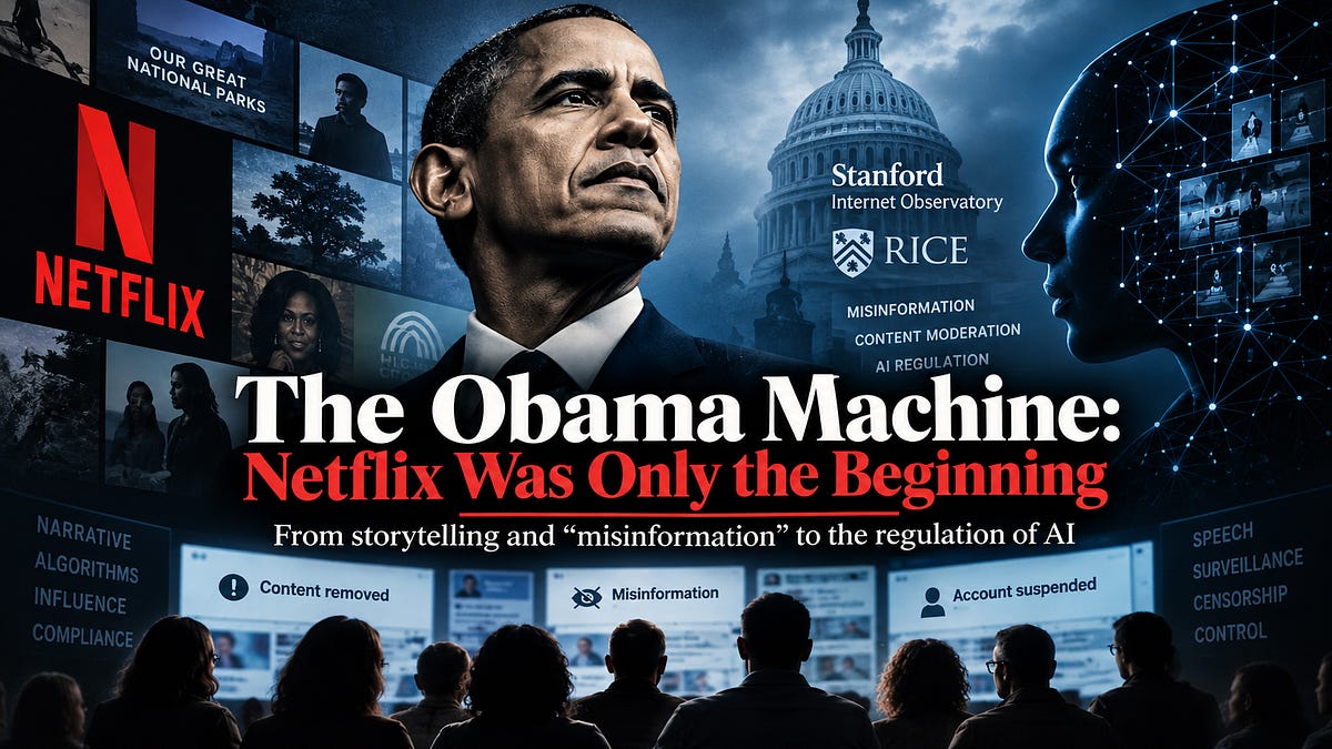 The Obama Machine: Netflix Was Only the Beginning