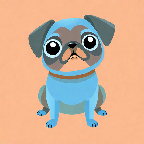 Images réalisées à partir de la couleur pantone 2024