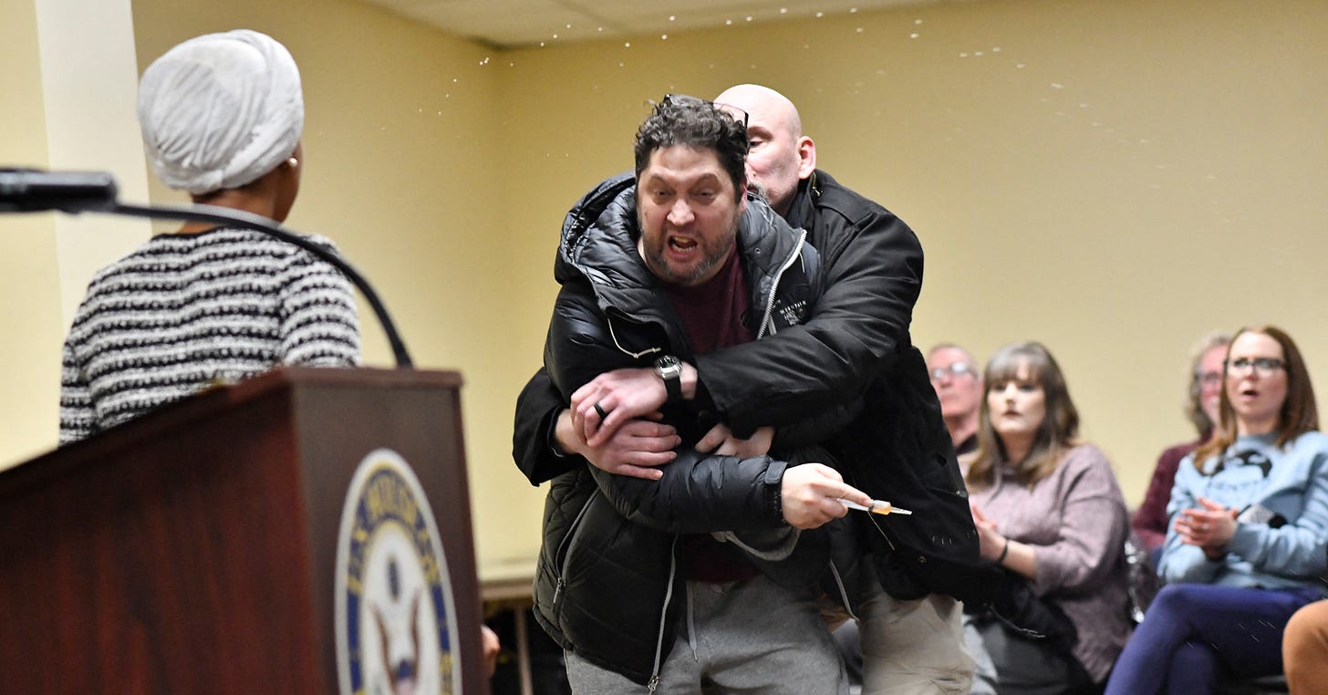 FBI leading investigation after man charges Rep. Ilhan Omar during town  hall: Police - ABC7 Chicago