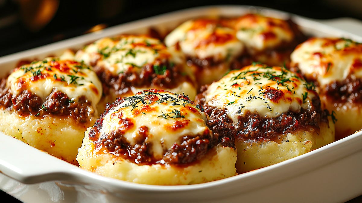 Grandma's Potato and Ground Beef Cakes - Essen Recipes