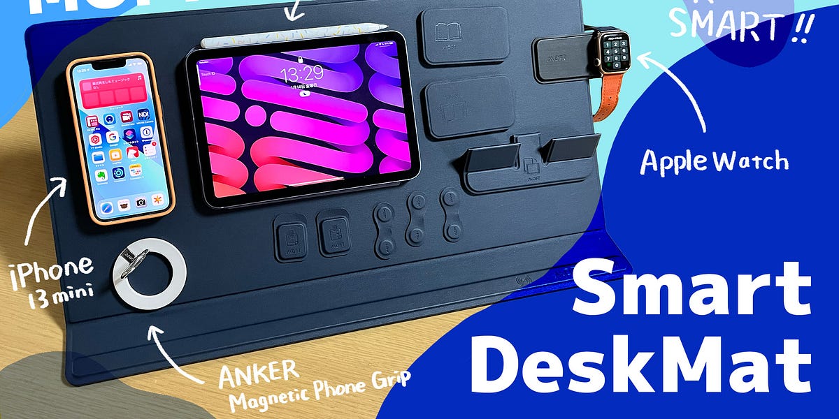 【良品】MOFT SMART DESK MAT スマートデスクマット ネイビー Smart Desk Mat | MOFT – MOFT