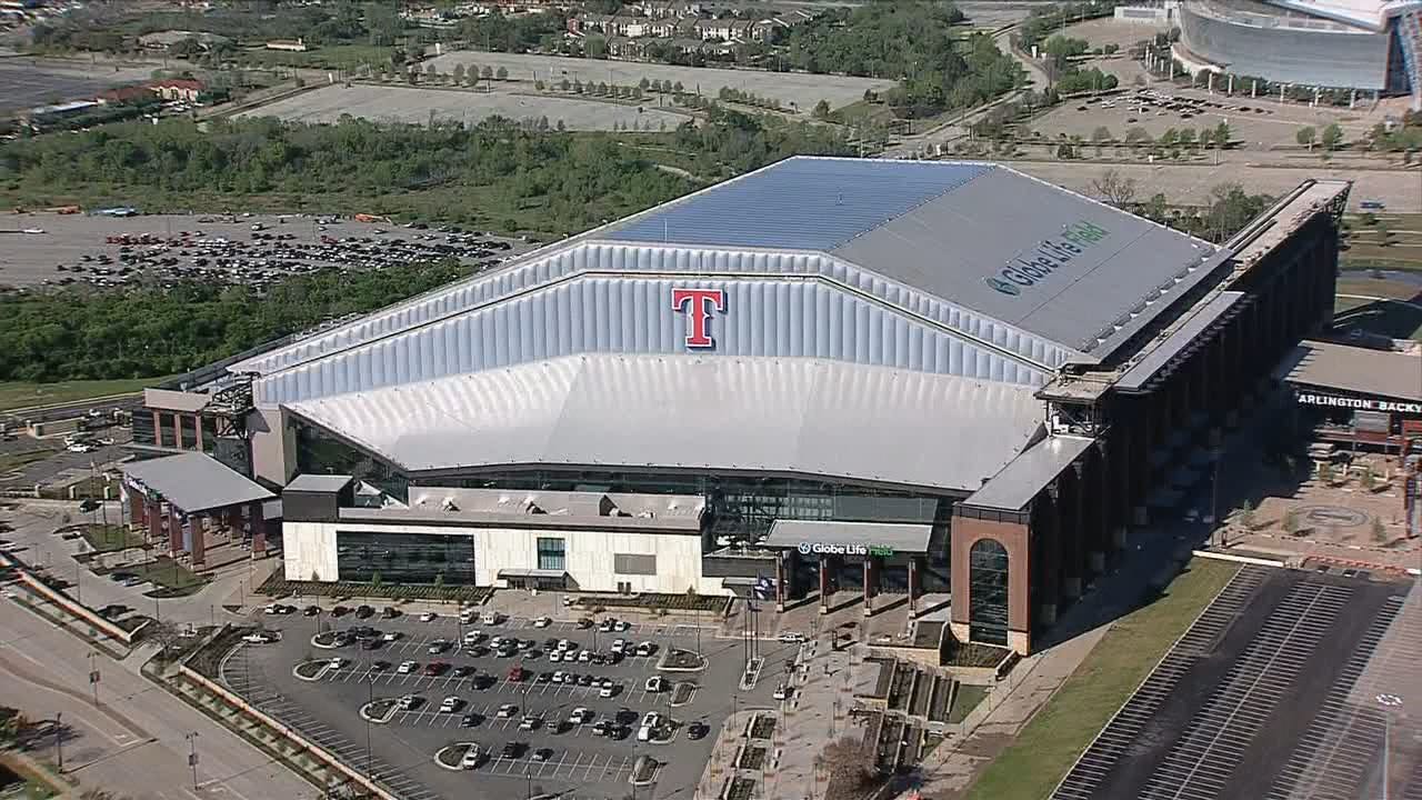 Globe Life Field sits empty on what would have been opening day