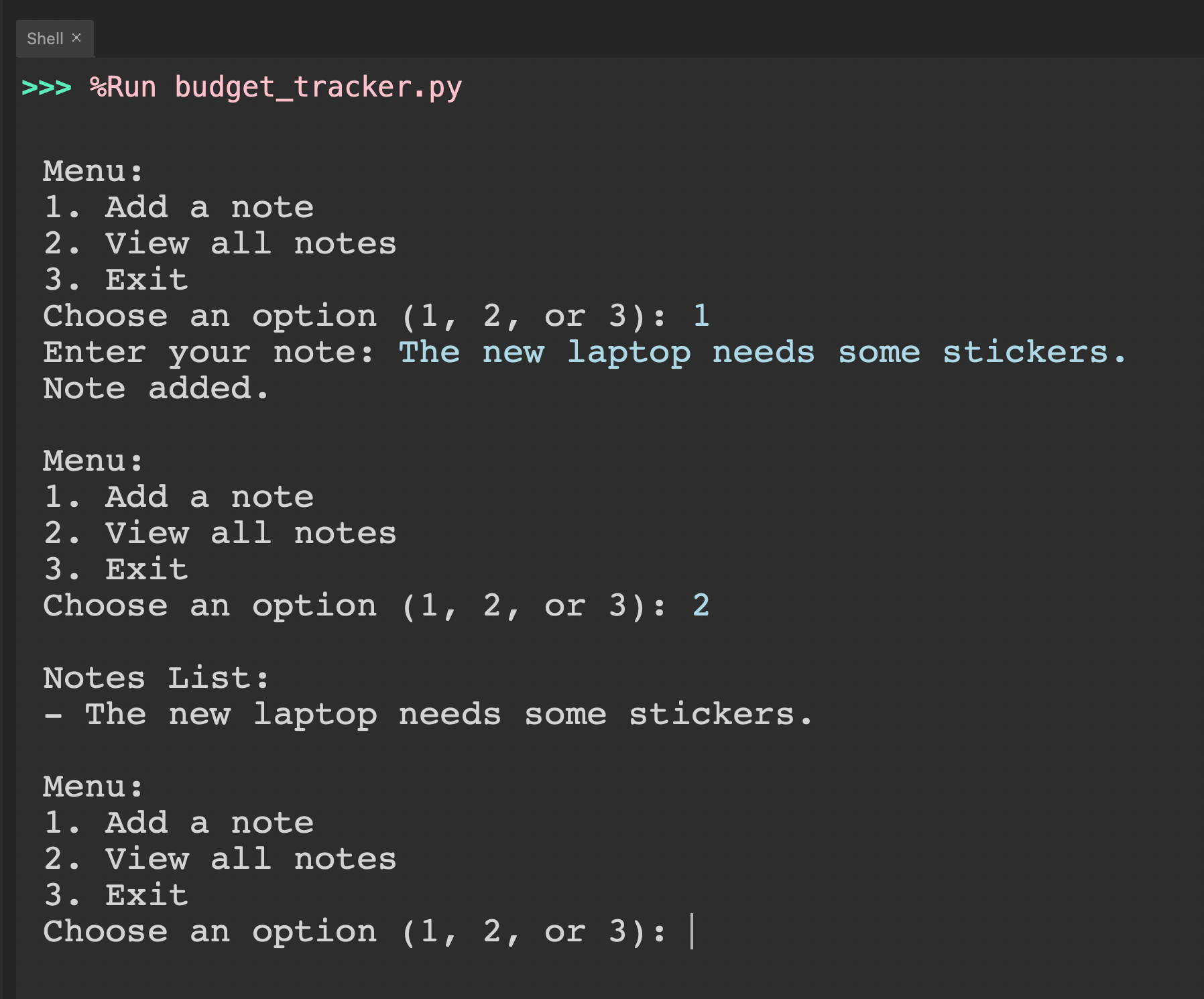 Build a Simple Note Taker with Python - by Ardit Sulce