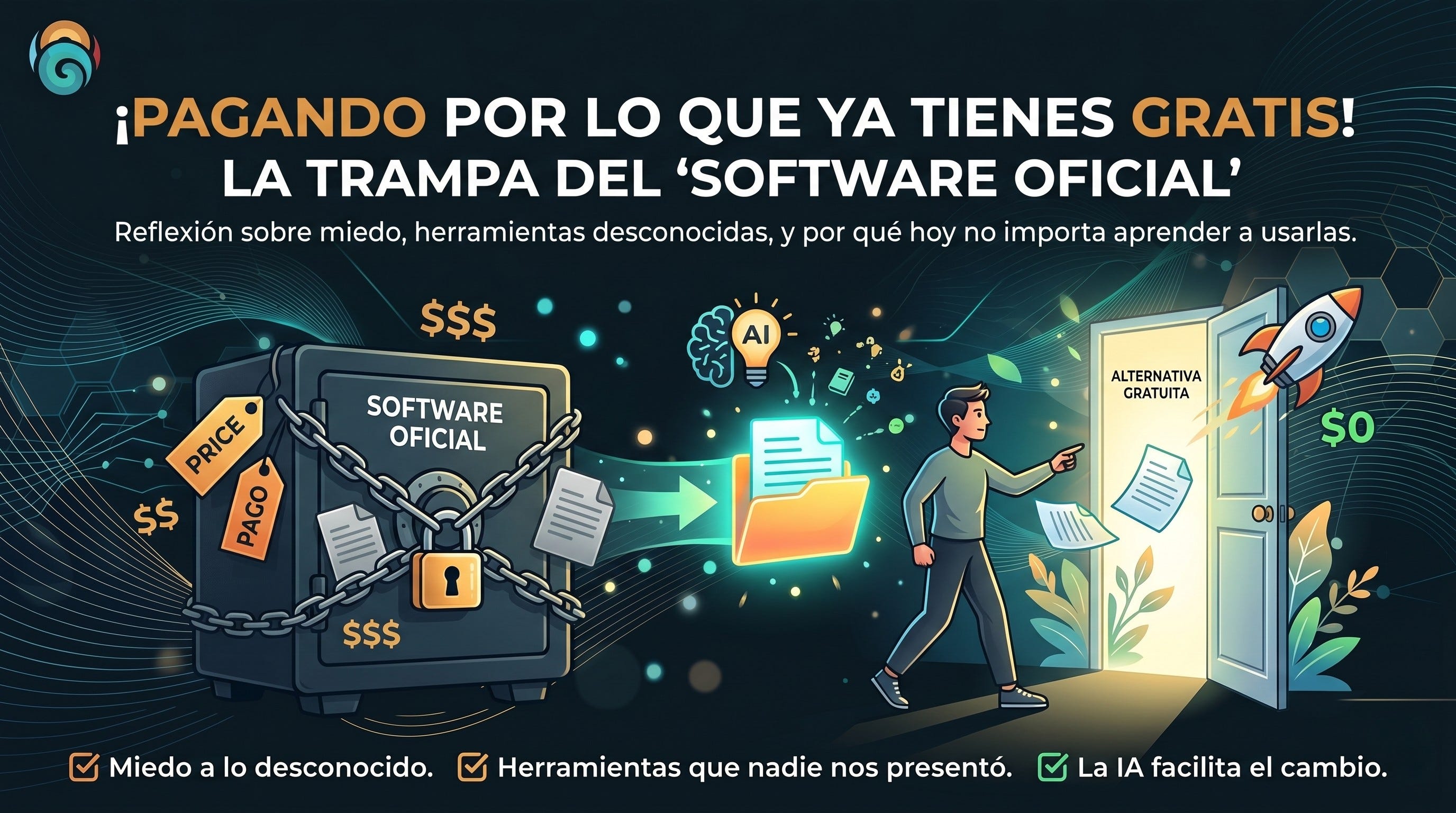 Pagando por lo que ya tienes gratis: la trampa del "software oficial"