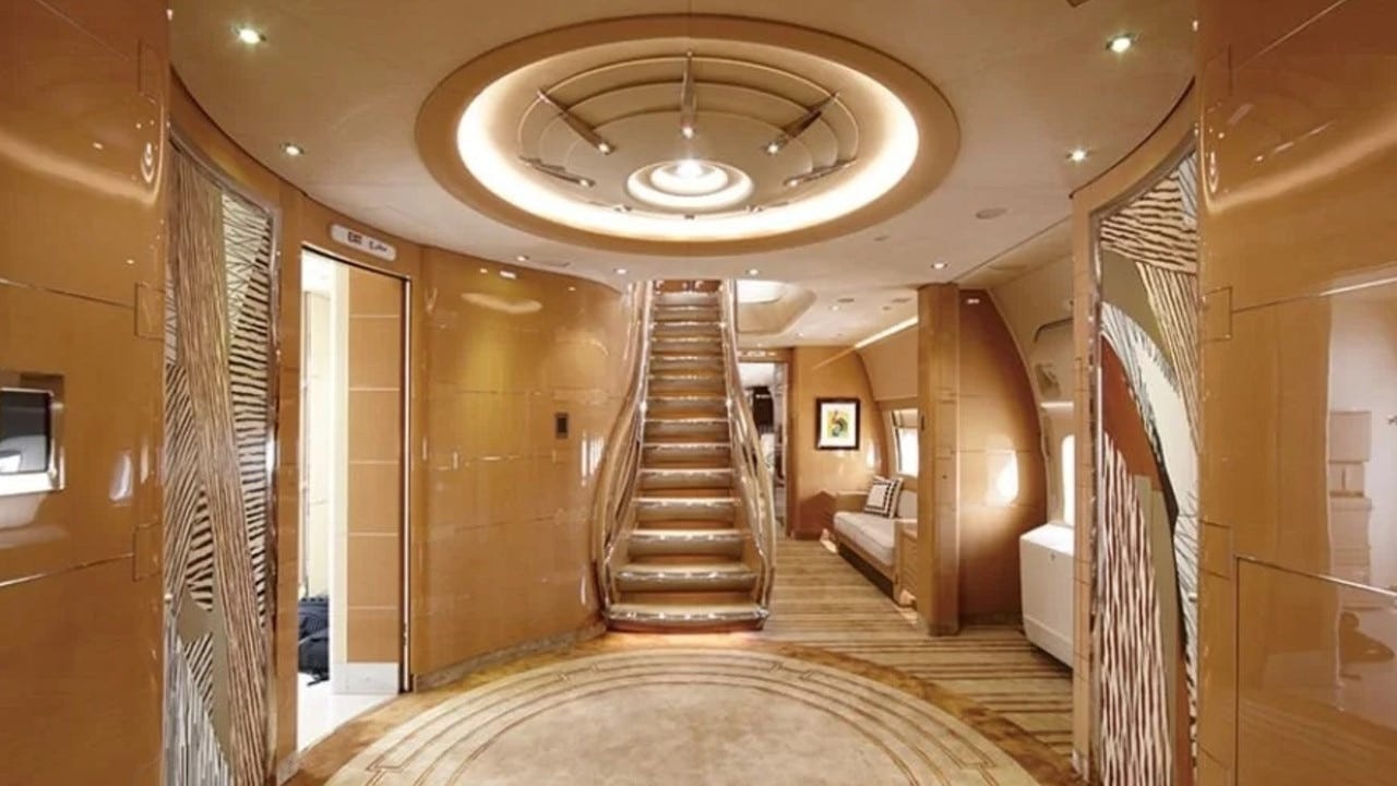 Step inside Donald Trump's new presidential jet. Picture: Altitude Jet