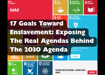 17 Goals Toward Enslavement: Exposing The Real Agendas Behind The 2030 Agenda