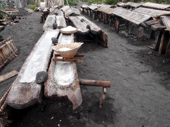 ISLANDS: Kusamba salt making ISLANDS: Kusamba salt making