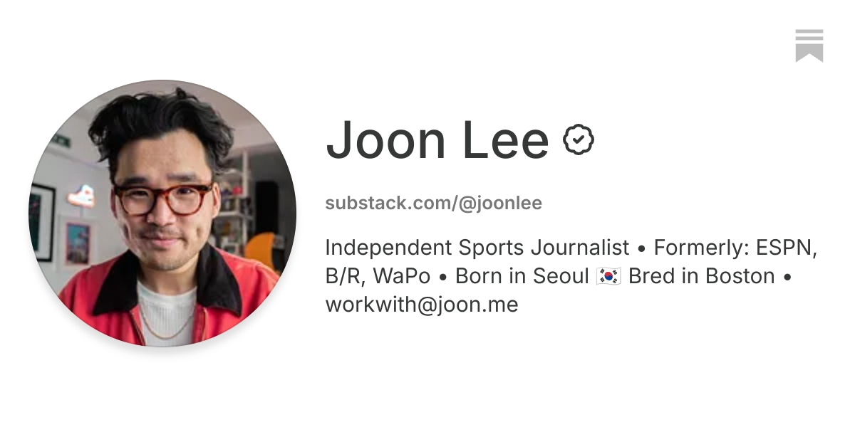 Joon Lee | Substack
