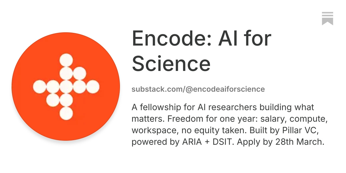 Encode: AI for Science | Substack