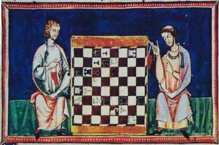 A painting of two men playing chess

AI-generated content may be incorrect.