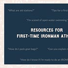 Resources for First-Time IRONMAN Athletes