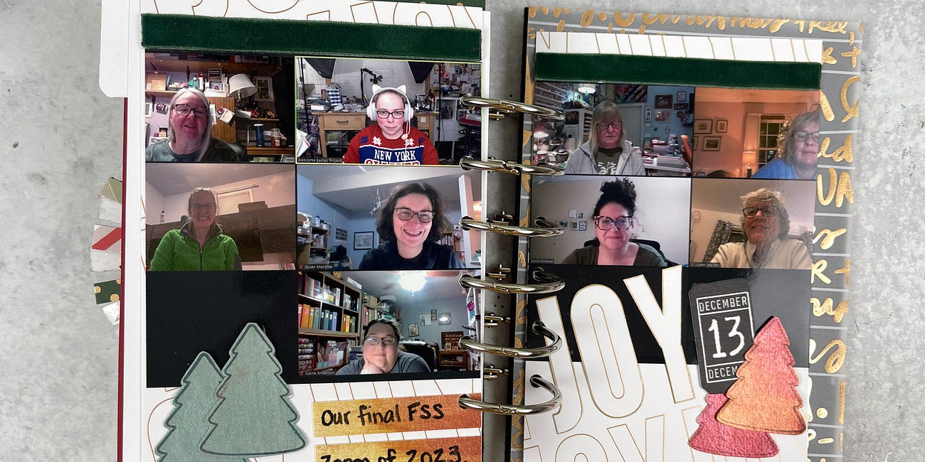 December Daily Pages 12/13/23: Simple Celebration