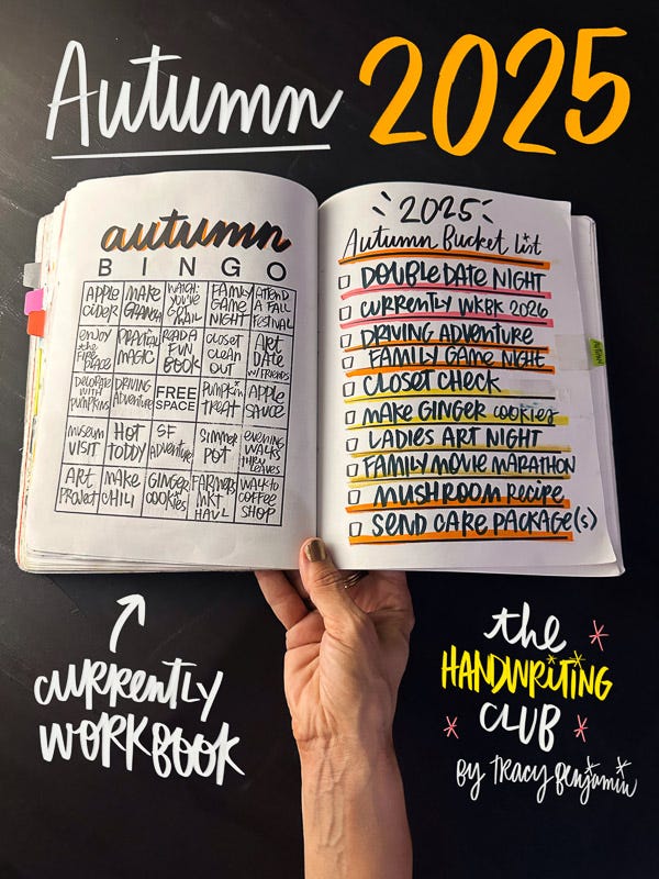 Autumn Bucket List 2025 - by Tracy Benjamin
