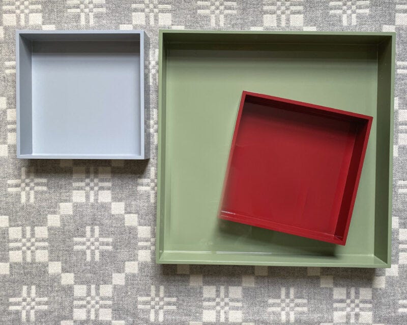 Lacquer Serving Tray Tinsmiths Bungalow