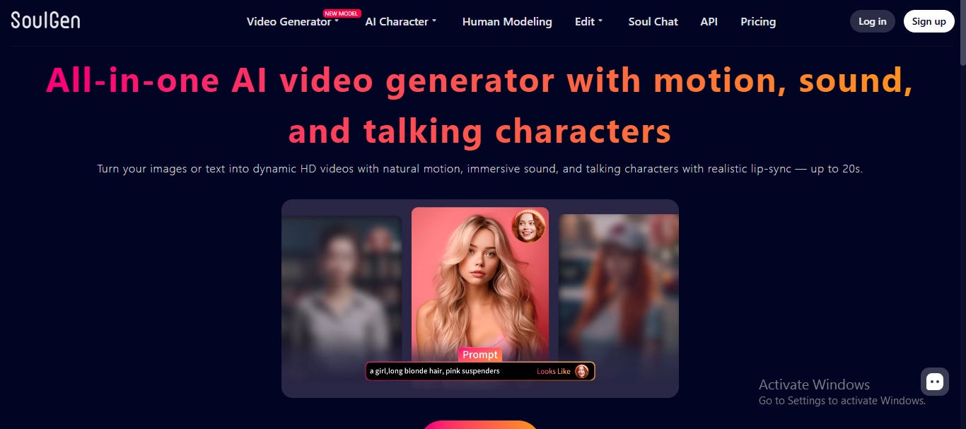 SoulGen create uncensord pictures and videos using AI SoulGen create uncensord pictures and videos using AI