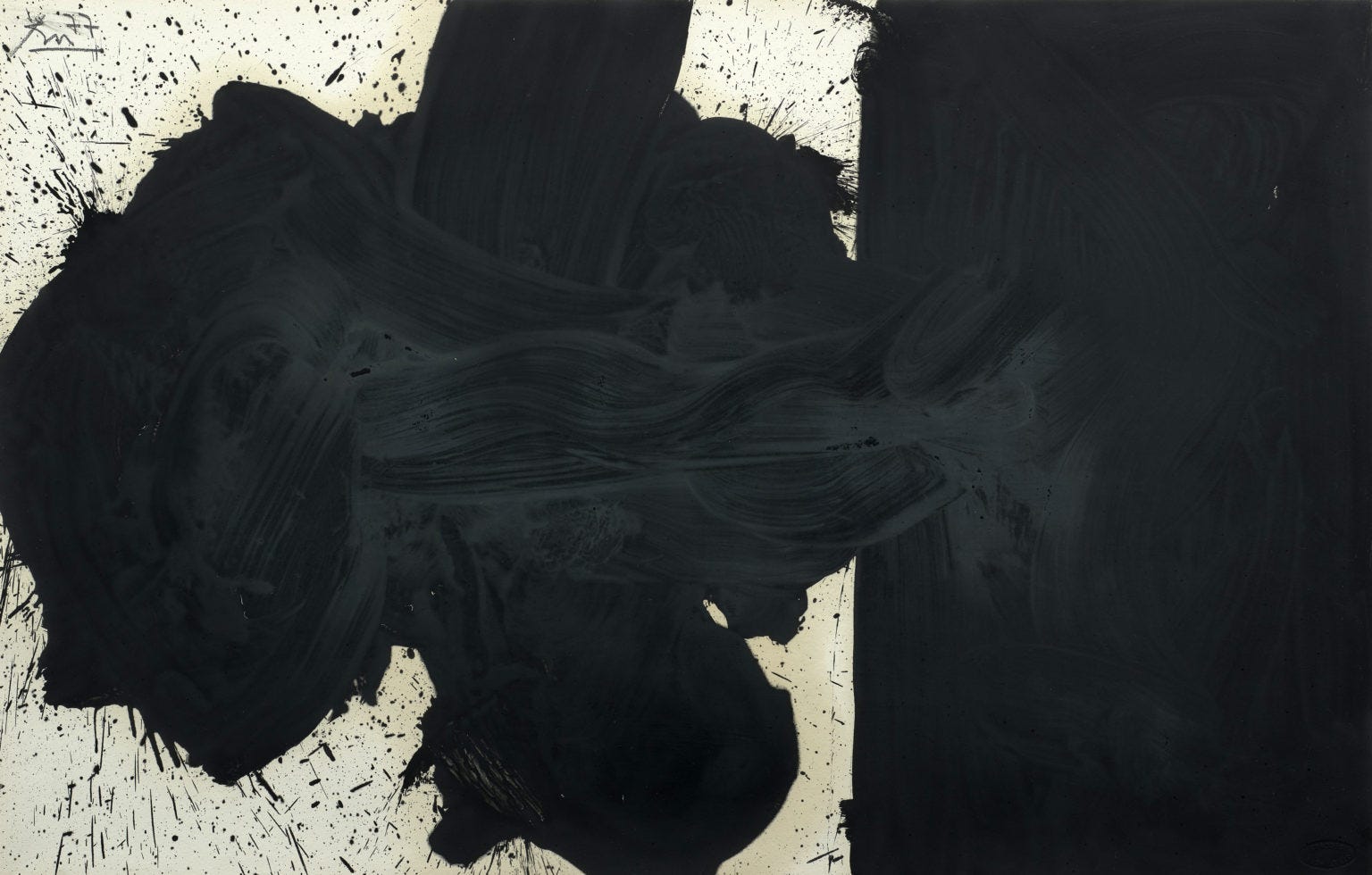 Robert Motherwell , Elegy Study A, 1977 Robert Motherwell , Elegy Study A, 1977