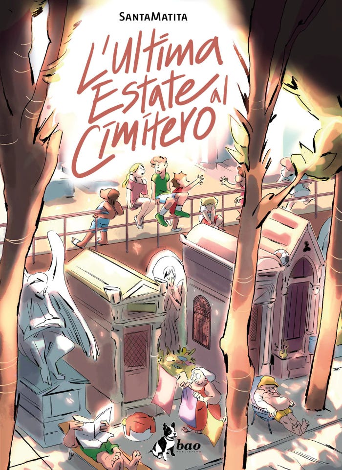 copertina de l'ultima estate al cimitero di santamatita