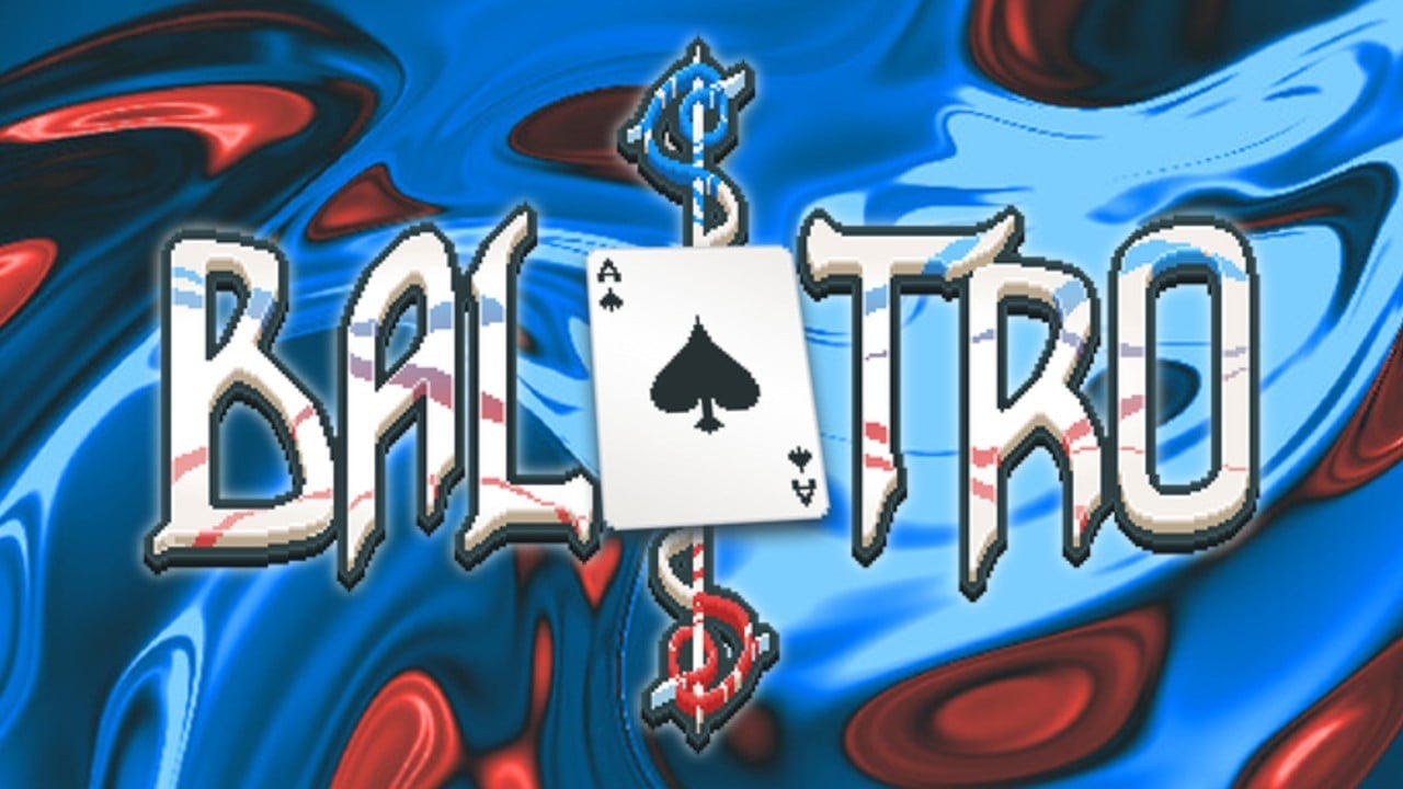 Cover art for the videogame Balatro.