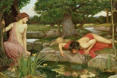 'Echo and Narcissus, 1903' Giclee Print - John William Waterhouse | Art.com