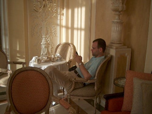 Gunnar Habitz in Avenida Palace, Lisbon/Portugal Gunnar Habitz in Avenida Palace, Lisbon/Portugal